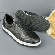 Preorder Ostrich Skin Leather Sneaker