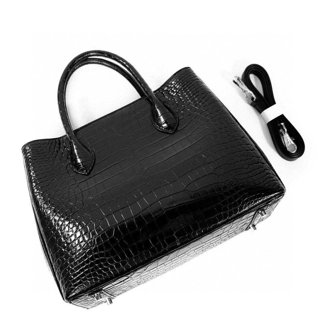 Preorder Genuine Crocodile Leather Top Handle Satchel Handbag Shoulder Bag Tote Purse Messenger Bags