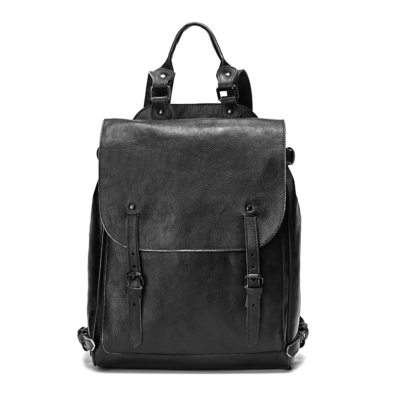 Vegetable Tanning Leather Large Backpack