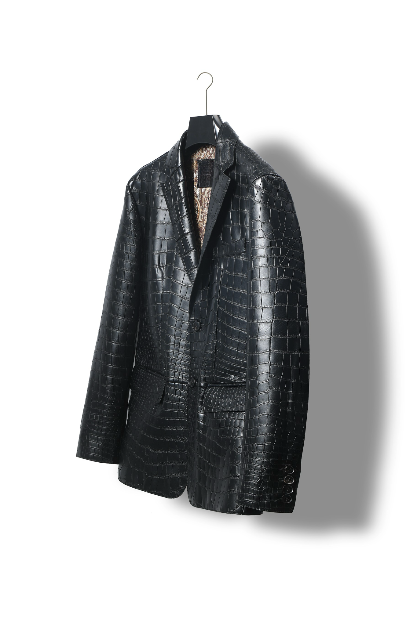 Men's Crocodile Leather Blazer