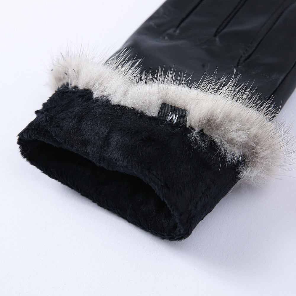 Womens Gloves, Lined Touchscreen Texting Mitten Soft Driving Morocycle Snap Cuff Gloves Gloves