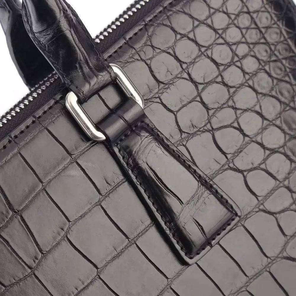 Men's Crocodile  Leather Laptop Bags Briefcase