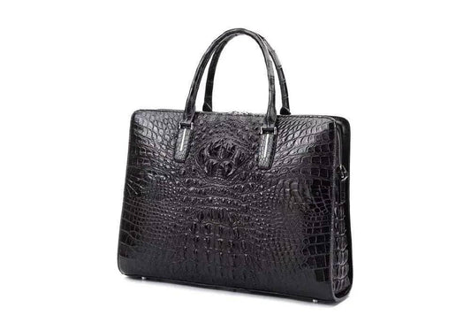 Mens  Crocodile Leather Briefcase