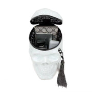 3D Bags Skull Messenger Shoulder Handbag Small White