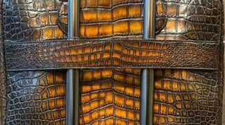 Preorder Genuine Crocodile Skin Leather Briefcase