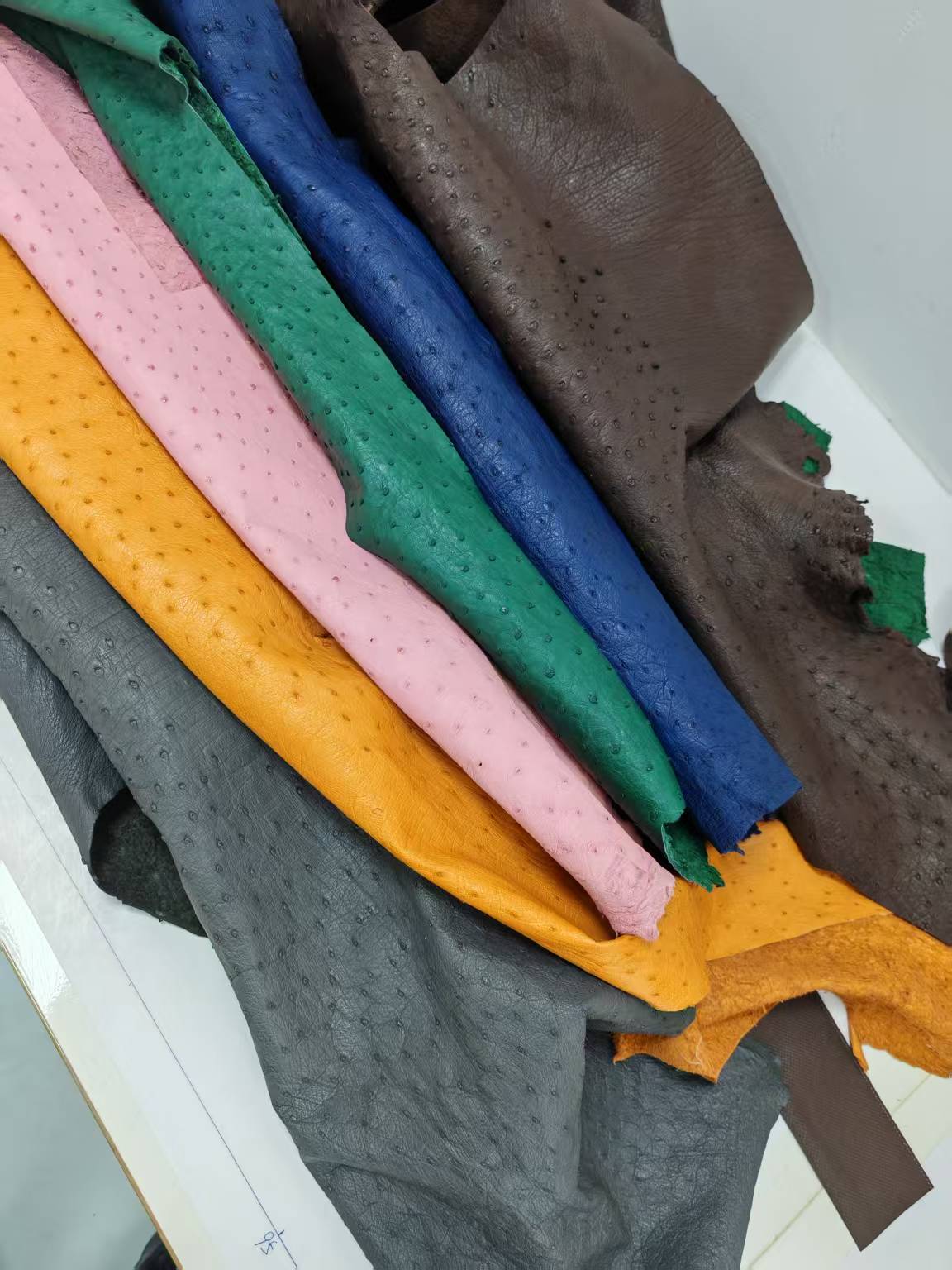 Genuine Ostrich Skin Leather Belts