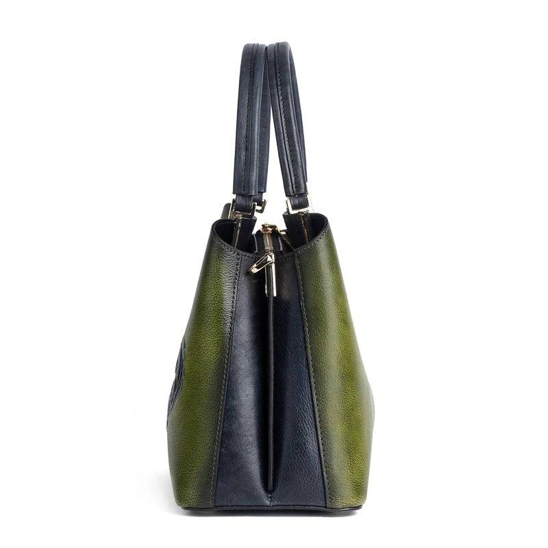 Rossie Viren Leather Top Handle Shoulder Cross Body Bags