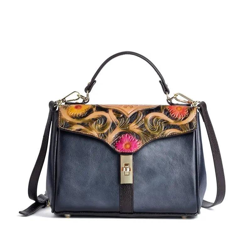 Rossie Viren Mini Leather Top Handle Satchel