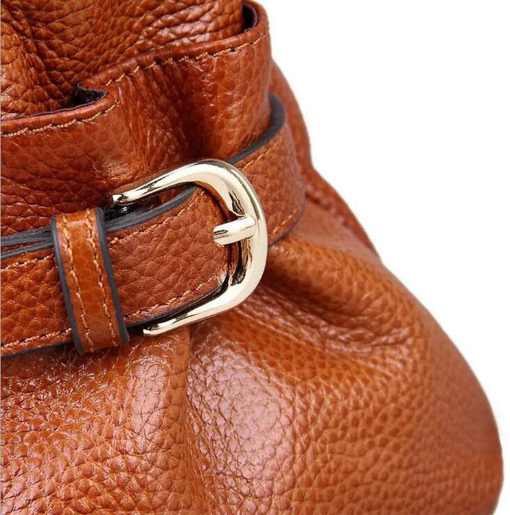 Rossie Viren Vintage Reissue Cervo Pebbled Leather Cross body Tote Bags