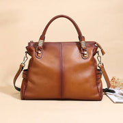 Rossie Viren Vintage Reissue Cervo Pebbled Leather Cross body Tote Bags