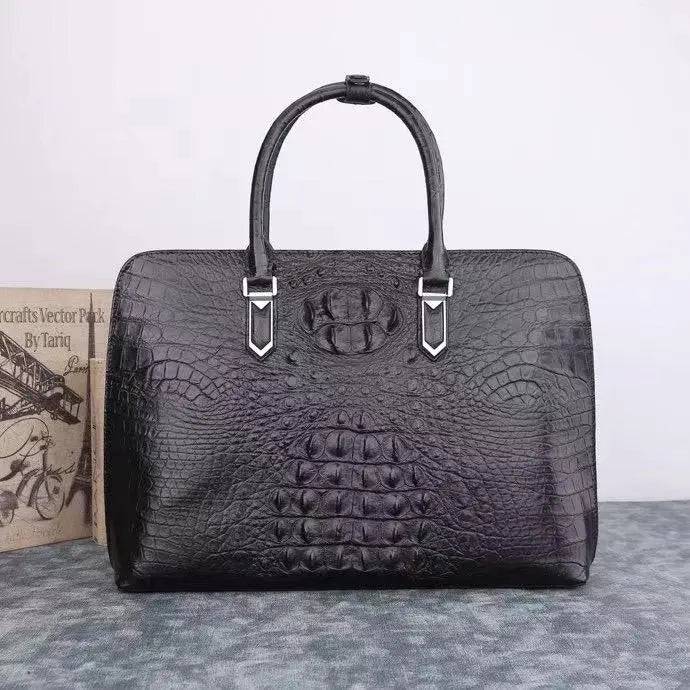 Shell Bag  Crocodile Leather Hand Bag Shell Pack  Alma Bag