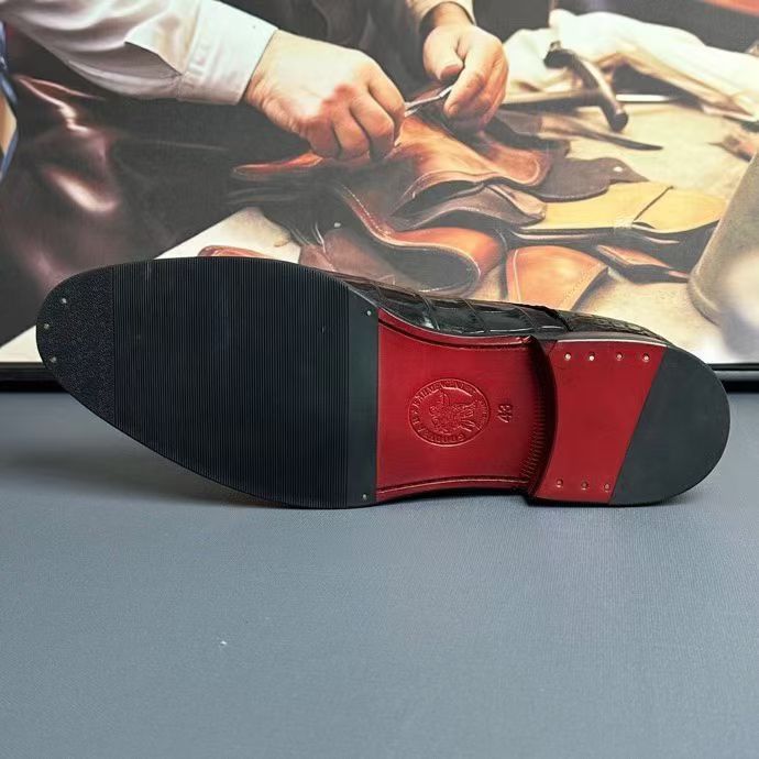 Crocodile Boots , Genuine Crocodile Leather Boots Black