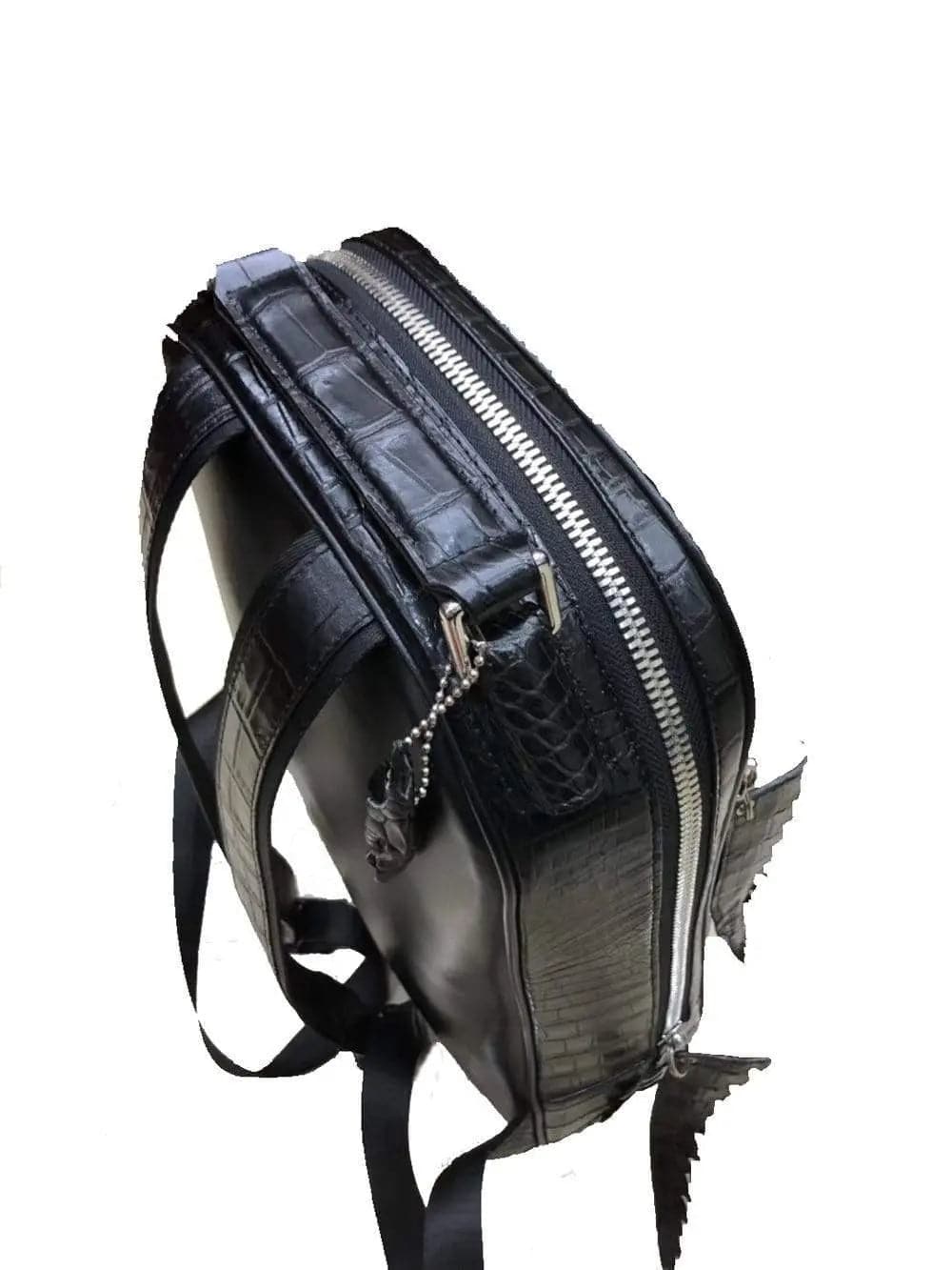 Unisex Crocodile Backpack, Fashion Crocodile Daily Backpack