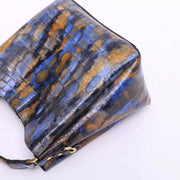 Genuine Crocodile Leather Medium Hobo Bag  & Purse Block Color