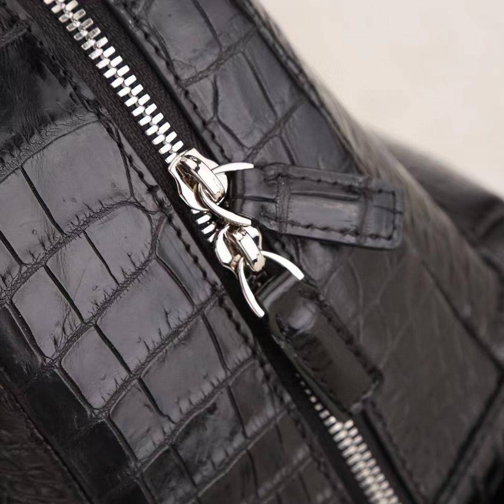 Crocodile Leather Backpack For Women