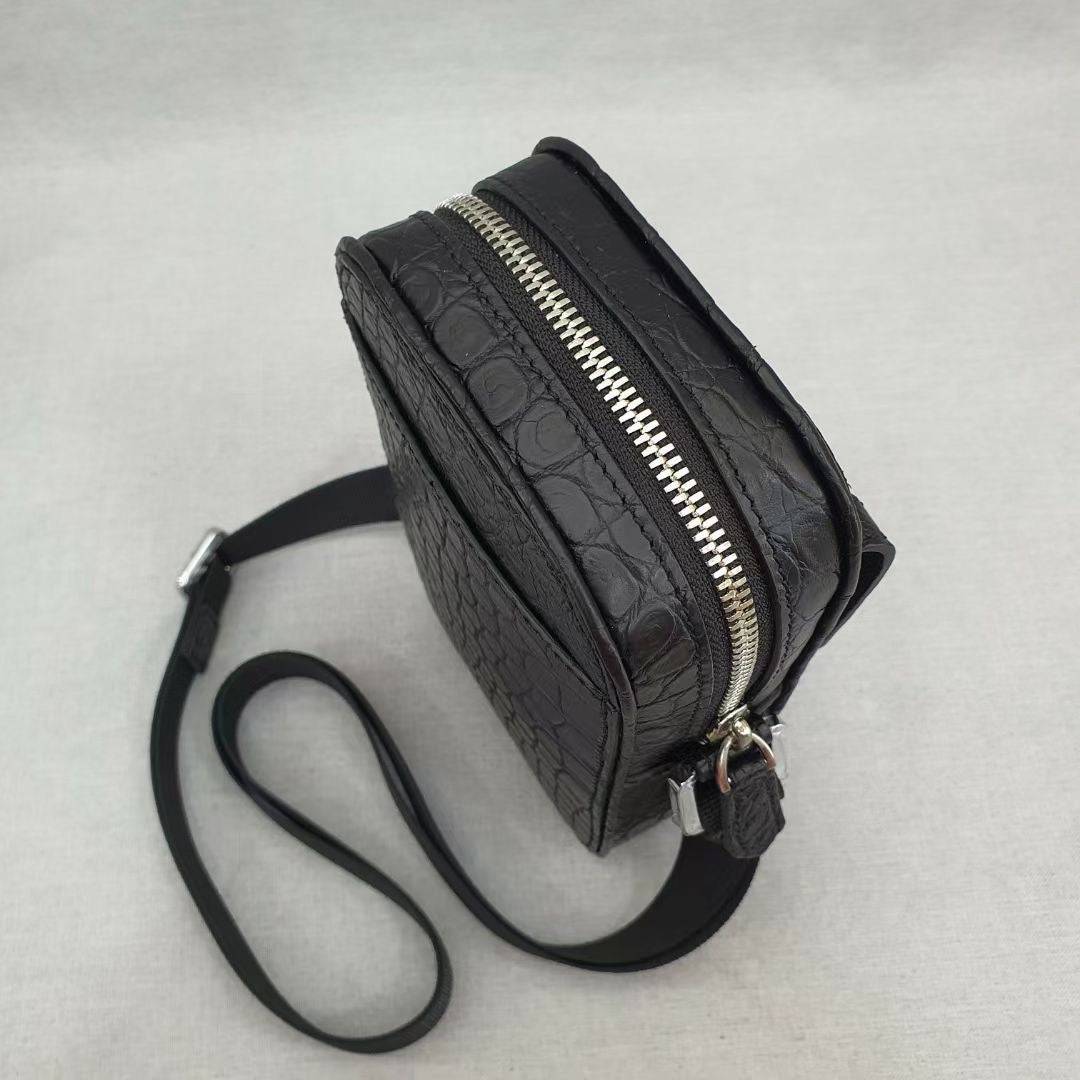 Crocodile Leather Phone Case Cross Body Bag