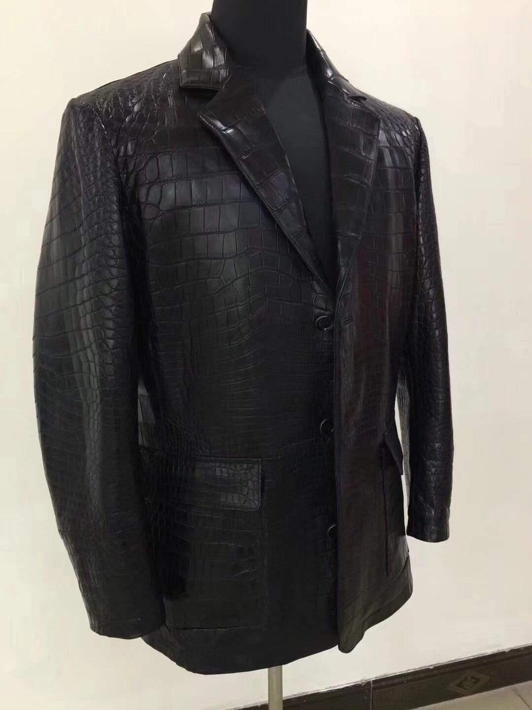 Preorder Crocodile  Leather Blazer