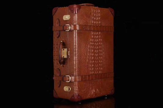 Fashion Genuine crocodile Skin Leather Luggage,Suitcase,Rolling case