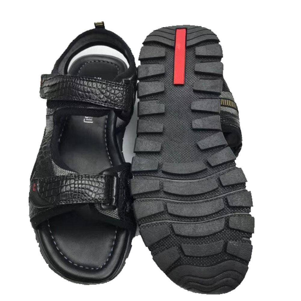 Crocodile Shoes Genuine  Crocodile  Bone Leather Sports Sandals Summer