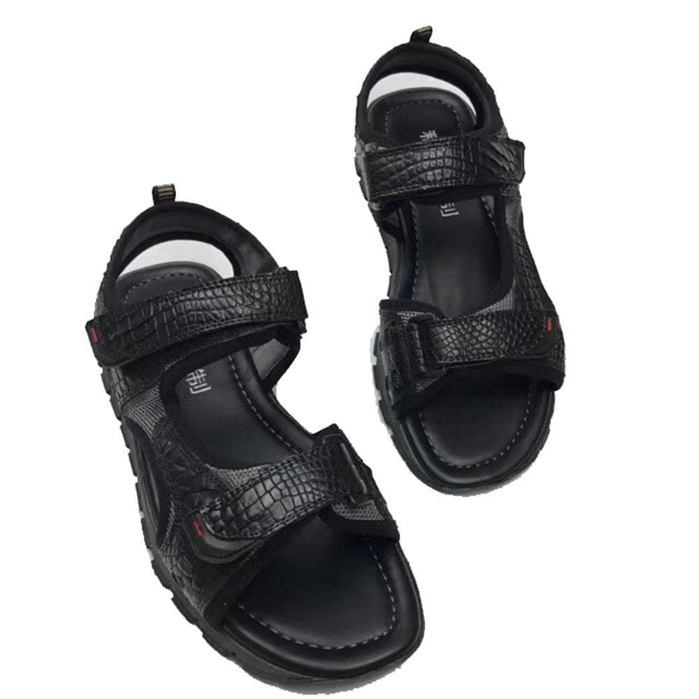 Crocodile Shoes Genuine  Crocodile  Bone Leather Sports Sandals Summer