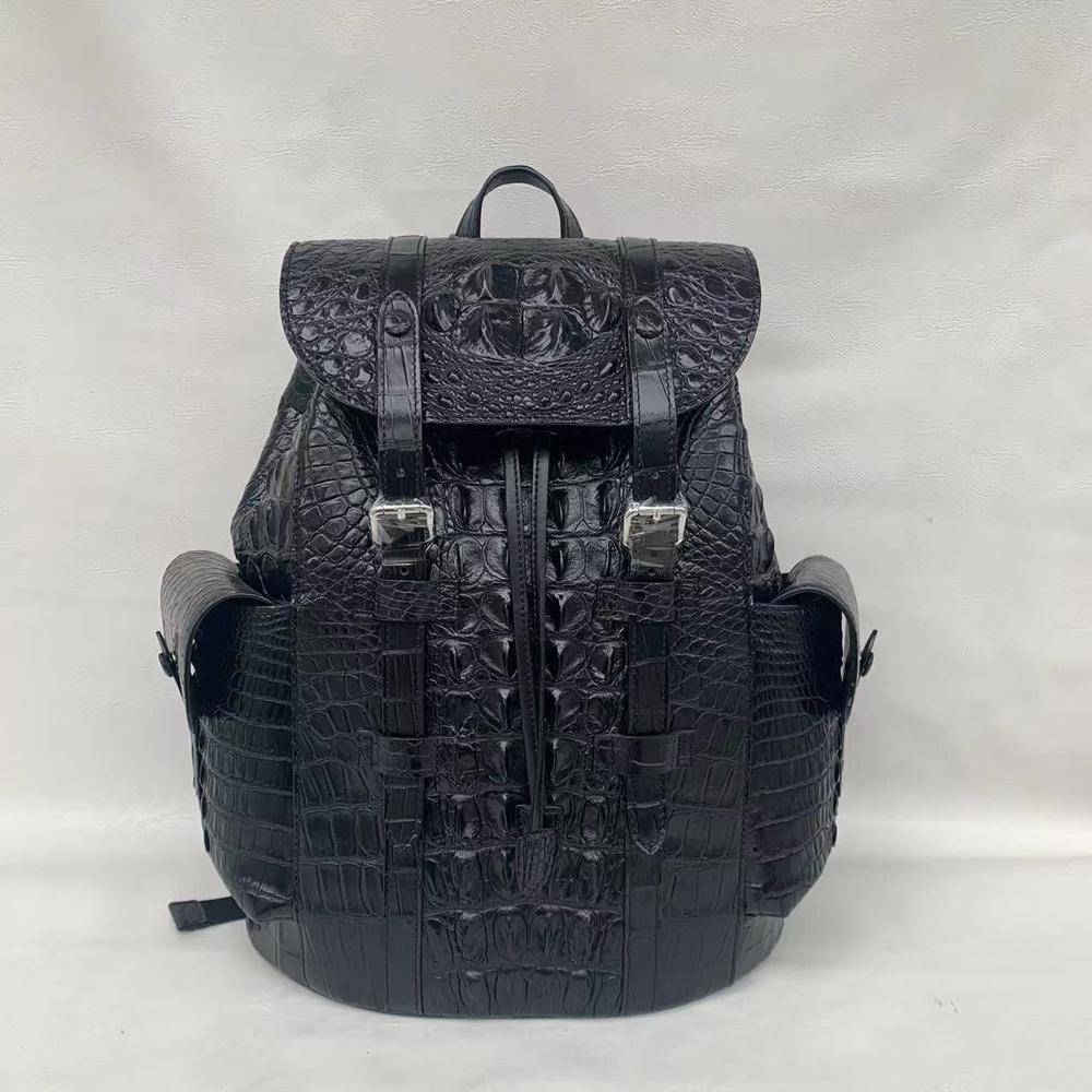 Genuine Crocodile  Leather Backpack Small