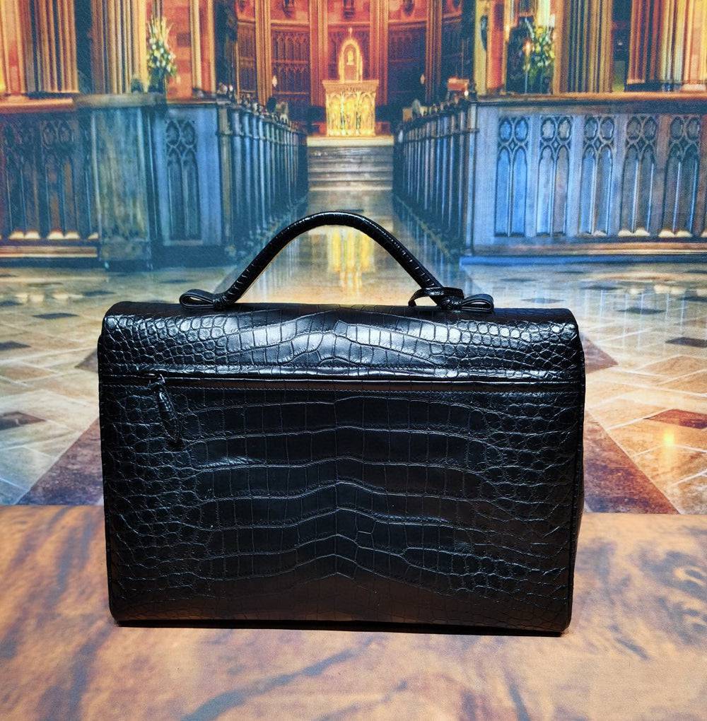 Genuine Crocodile Leather Briefcase Business Bags