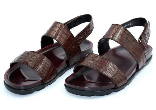 Crocodile Shoes Genuine Crocodile Leather Sandals