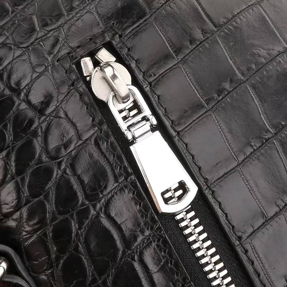 Genuine Crocodile Leather Small Cross Body Bag For Men