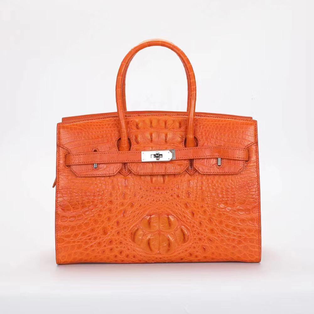 Genuine Crocodile Leather Womens Tote Shoulder Bags