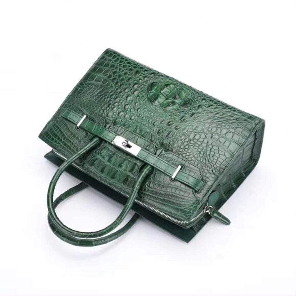 Genuine Crocodile Leather Womens Tote Shoulder Bags