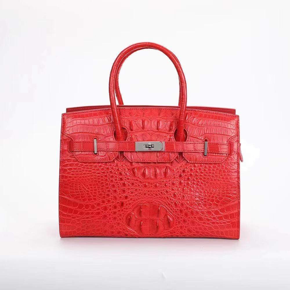 Genuine Crocodile Leather Womens Tote Shoulder Bags