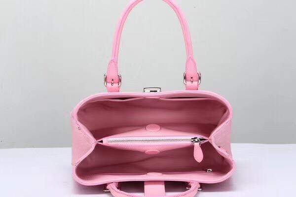 Genuine  Crocodile Leather Top Handle Tote  Shoulder Bag Pink