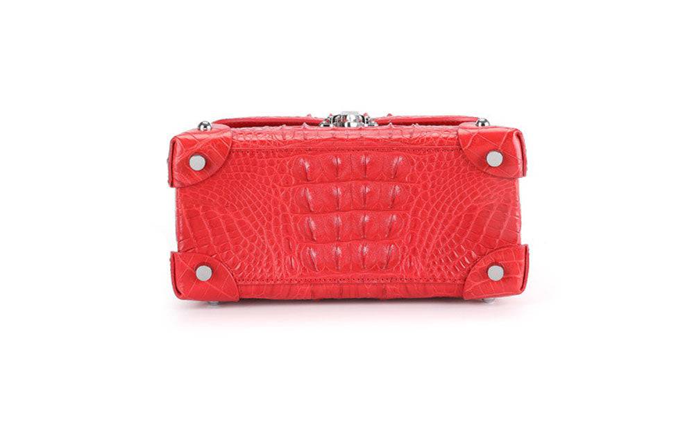 Ladies Top-handle Bag  Genuine Crocodile Leather Cross body Messenger Bags