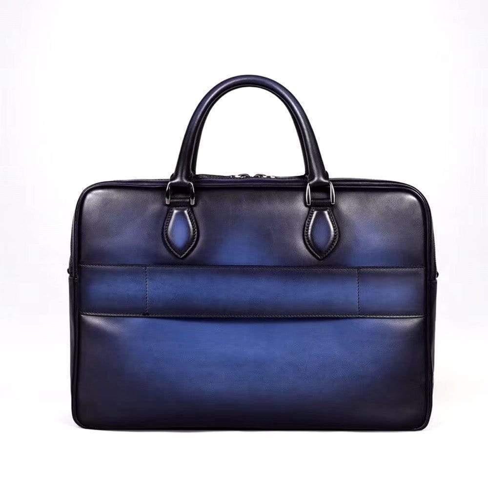 Vintage Smooth Cowhide Leather  Briefcases, Business Bags  And Laptop Computer Handbags