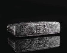 Men's Crocodile Cluthes Handbag Bag Coin Purse,Crocodile Bone Leather Clutches
