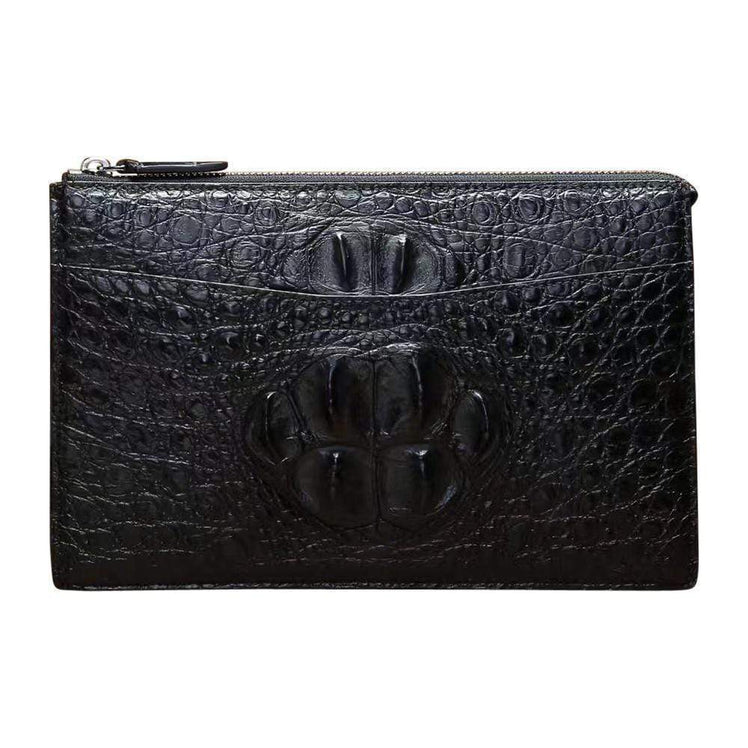 Men's Genuine Crocodile Skin  Leather  Clutch Bag