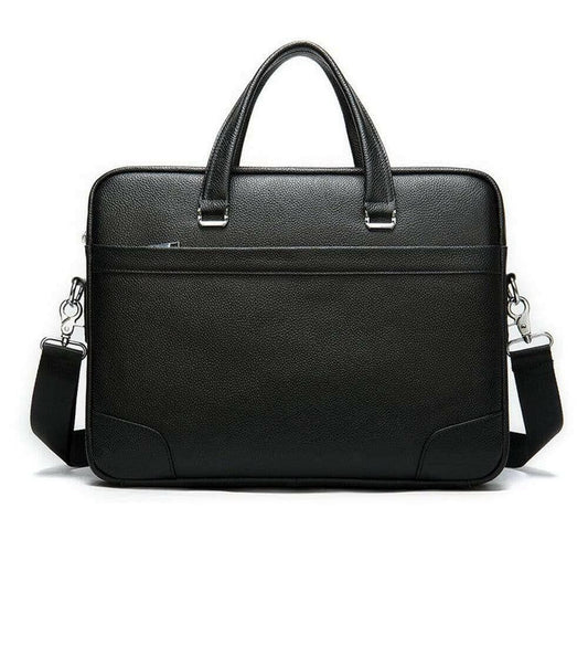 Men's Genuine Leather Laptop Briefcase Messenger Busienss Bags