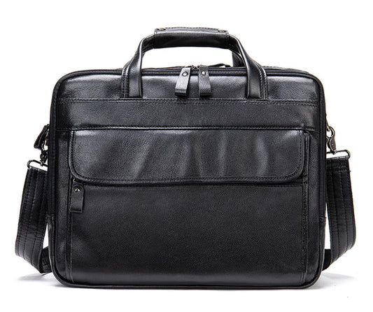 Mens Briefcase Leather Handbag 15' Laptop Buiness Messenger Shoulder Bag