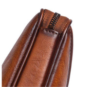 Mens Vintage Leather Buiness Briefcase Shoulder Cross Body Bag 2766