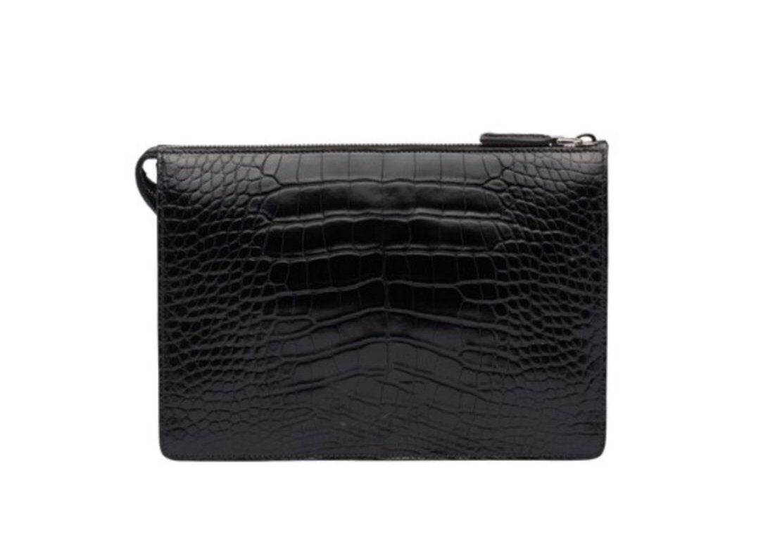 Preorder Crocodile Leather Clutch