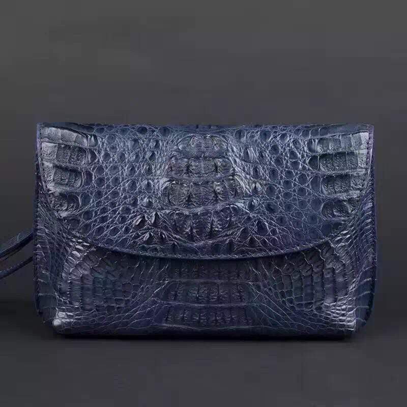 Preorder Mens Clutch Shoulder Bags, Python Leather