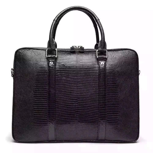 Preorder Mens Genuine Crocodile Skin Leather  Briefcase Bag