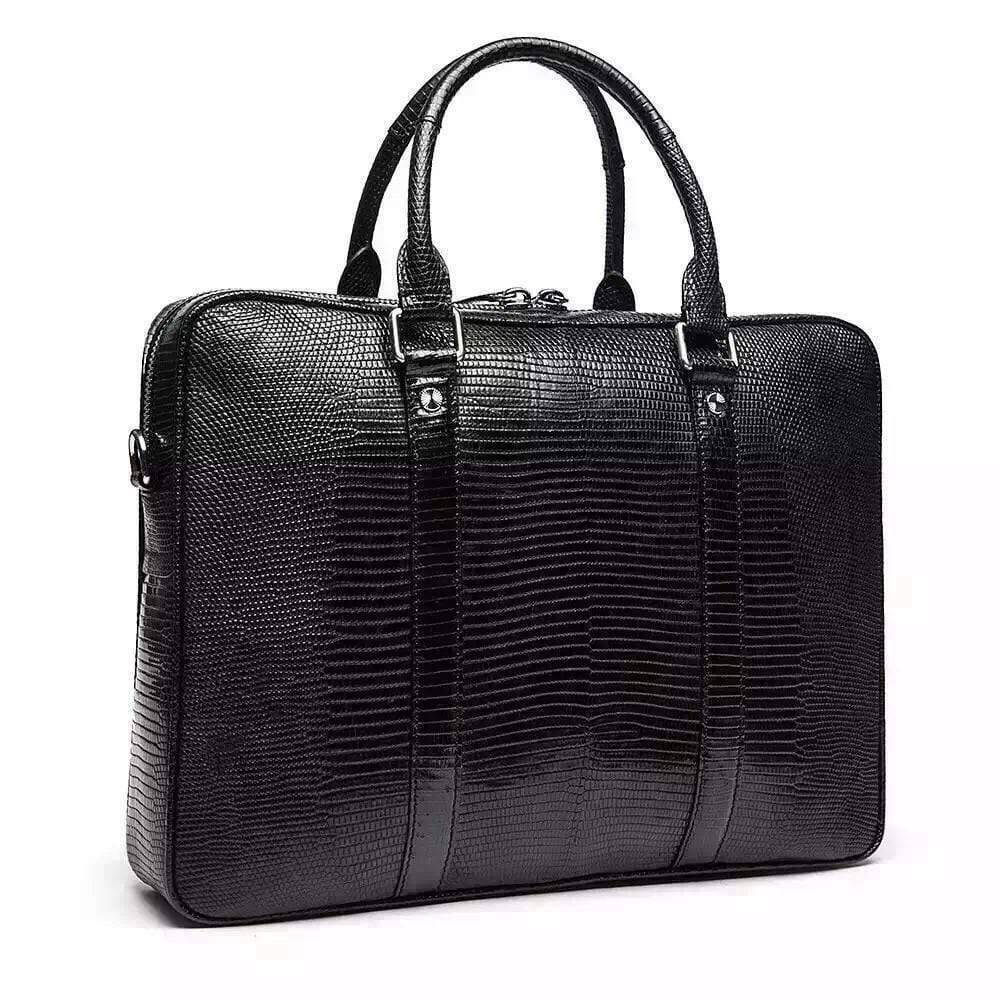 Preorder Mens Genuine Crocodile Skin Leather  Briefcase Bag