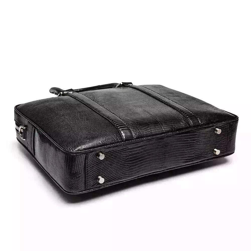 Preorder Mens Genuine Crocodile Skin Leather  Briefcase Bag