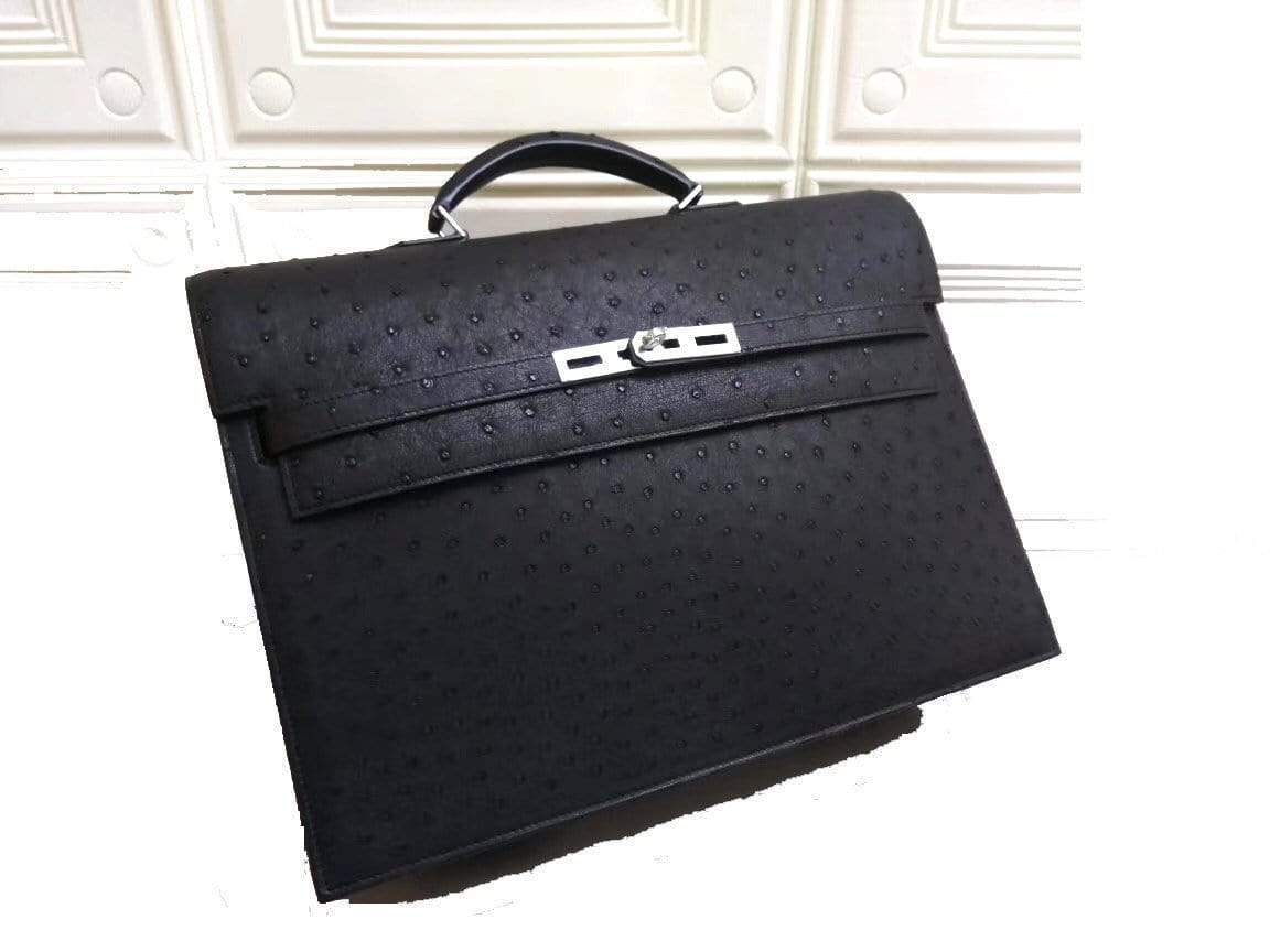 Preorder  Togo Leather Briefcase Top Handle Bag