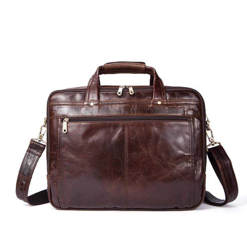 Rossie Viren  Leather  Mens Briefcase