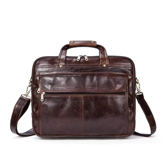 Rossie Viren  Leather  Mens Briefcase