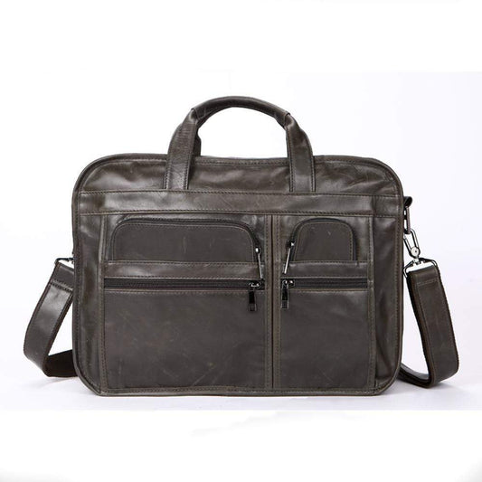 Rossie Viren  Men's Casual Leather Briefcase