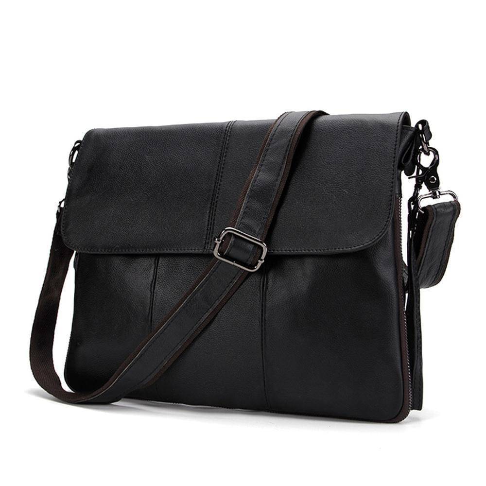 Rossie Viren Men's  Medium Vintage Leather Messenger Bag