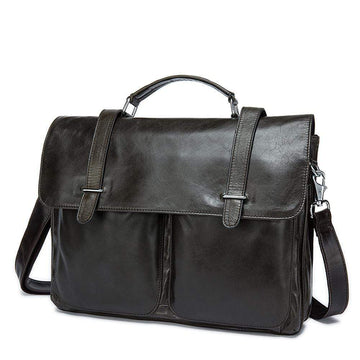 Rossie Viren Vintage Calfskin Leather Laptop/briefcase